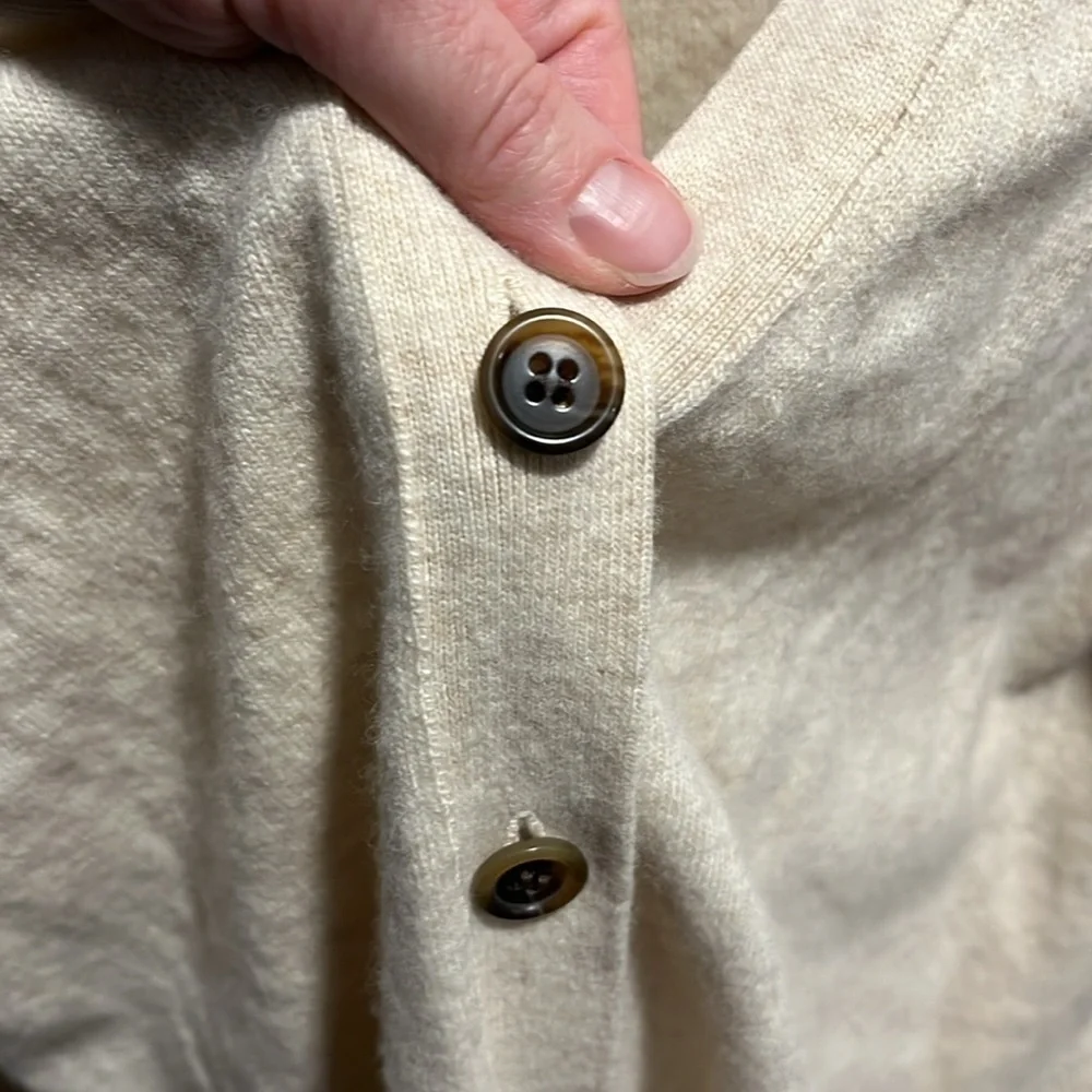 J Crew Oatmeal Wool Cashmere Blend Oversized Cardigan